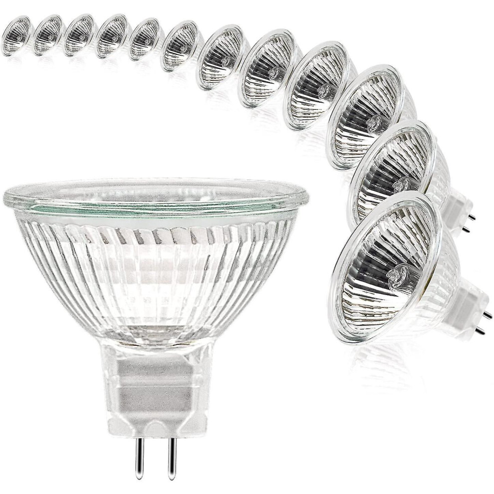 Halogen Bulbs, Mr16 Spot Bulb, 12V 20W Bulb, Gu5.3 Bulb Dimmable Mr16 Bulb, 2 Pin Halogen Bulbs Warm White 2700K Light 3533856881211