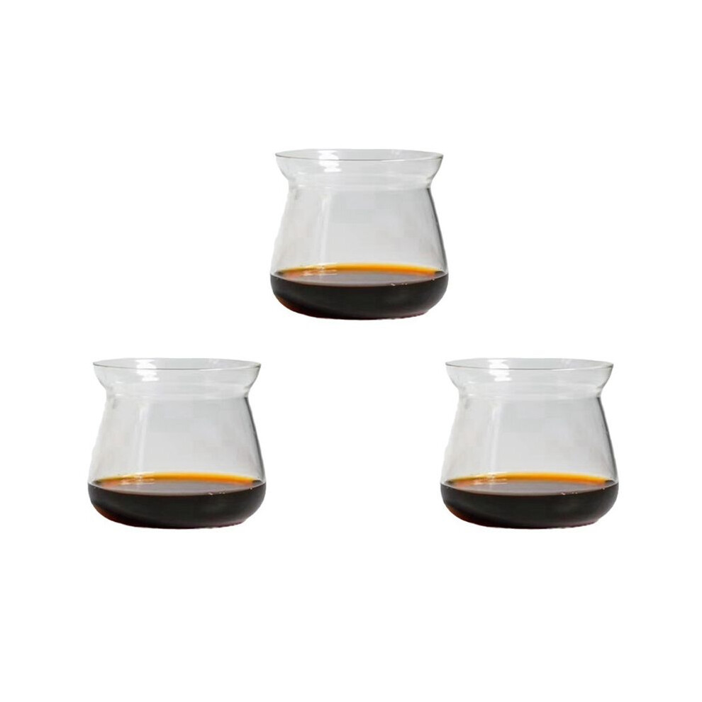 3X Glass Coffee Mugs High Temperature Borosilicate Glass Mug Coffee Cup 275Ml Hand Brewed Coffee Mug 4712135550065