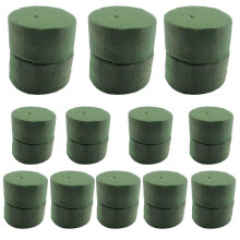 24 Pcs / Ensemble Bricolage Arrangement de Fleurs Kit Vert Rond Humide Floral Mousse Mariage Allée Fleurs Décoration de Fête