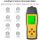 Draagbare koolmonoxidemeter met lcd-display, 0-1000 ppm 2