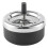 Black Round Push Down Ashtray with Spinning Tray 1