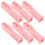 Mini-Flaschenöffner-Set – 6-teiliger Ampullenöffner aus Kunststoff mit Rillendesign, Rosa 1