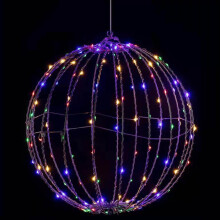 Kerstdecoraties: LED-kerstballen, waterdichte verlichte feestballen voor binnen en buiten, feestjes, tuin, kerstboom en andere decoraties.