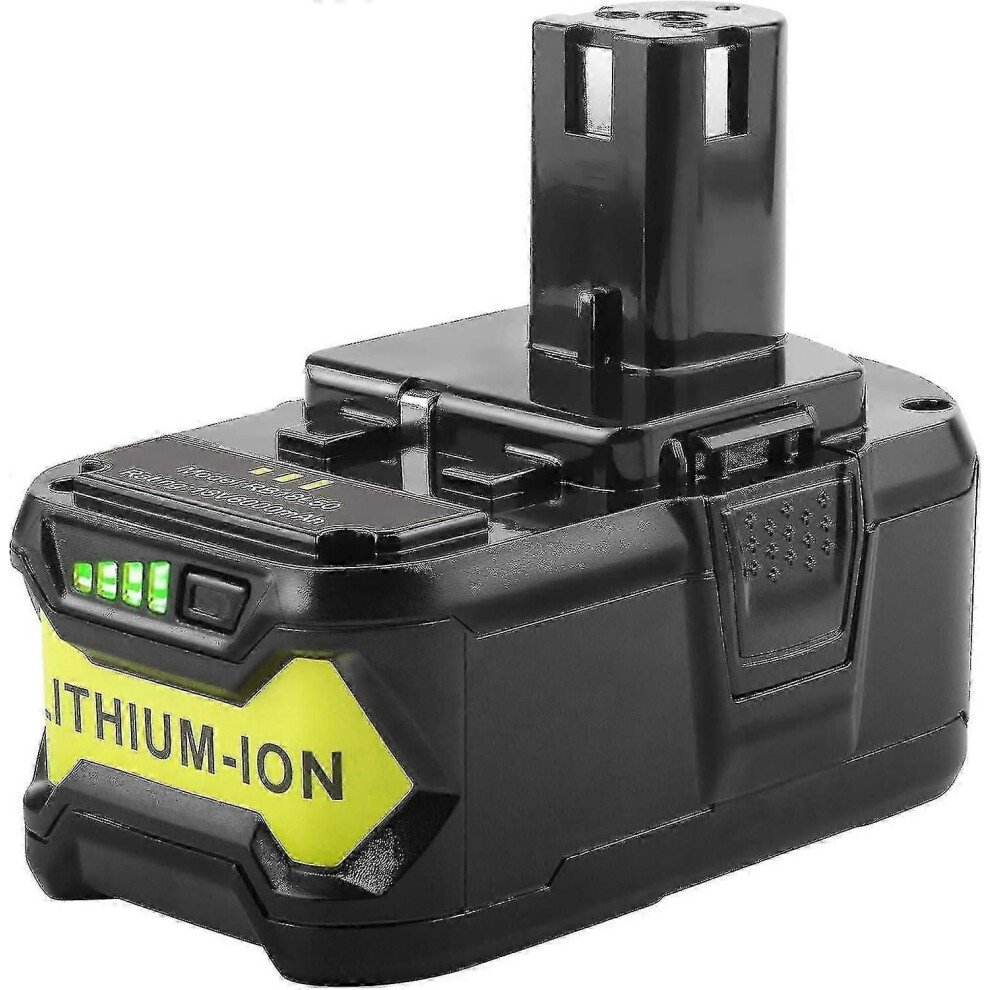 18V 6.0Ah Battery Replacement For Ryobi 18 Volt P108, Compatible With P102/P103/P104/P105/P107/P109/P122 3281246582247