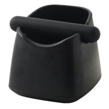 Coffee Knock Box Square Non-slip Base Anti-deform Coffee Grounds BinBlack