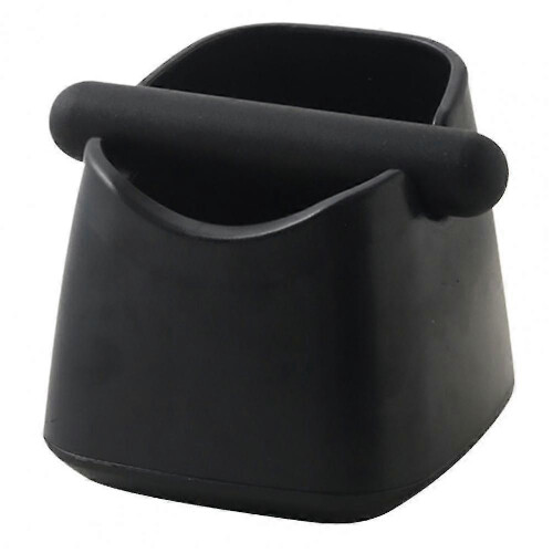 Coffee Knock Box Square Non-slip Base Anti-deform Coffee Grounds BinBlack
