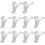 10pcs Refrigerator Shelf Clips for Freezer Support2.70X2.50X0.80CM 1