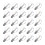 25pcs G40 E14 LED Replacement Bulbs with 2700k Filament Light 1