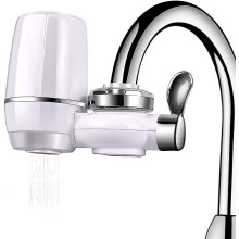 Wasserhahnfilter, hocheffizienter, spritzwassergeschützter Wasserreiniger A