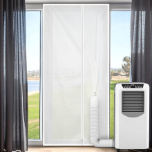Guarnizione per porta di condizionatori portatili, kit di sigillatura 90 x 210 cm, facile installazione, non richiede foratura.