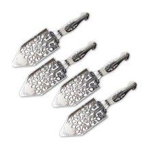 4pcs Stainless Steel Absinthe Spoons Vintage Bar Glass Cup Drinking Filter Hollowed Out Absinthe Sp Cy)