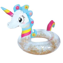 Baby Pool Float Unicorn Toddlers Floaties Infant Inflatable Swimming Ring With Handles For Kids Aged 1-6 Yearsunicorn