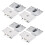 4 Pairs Wardrobe Roller Wheels Sliding Door Roller Wheels Sliding Cupboard Rollers Cabinet Roller Door Roller 1