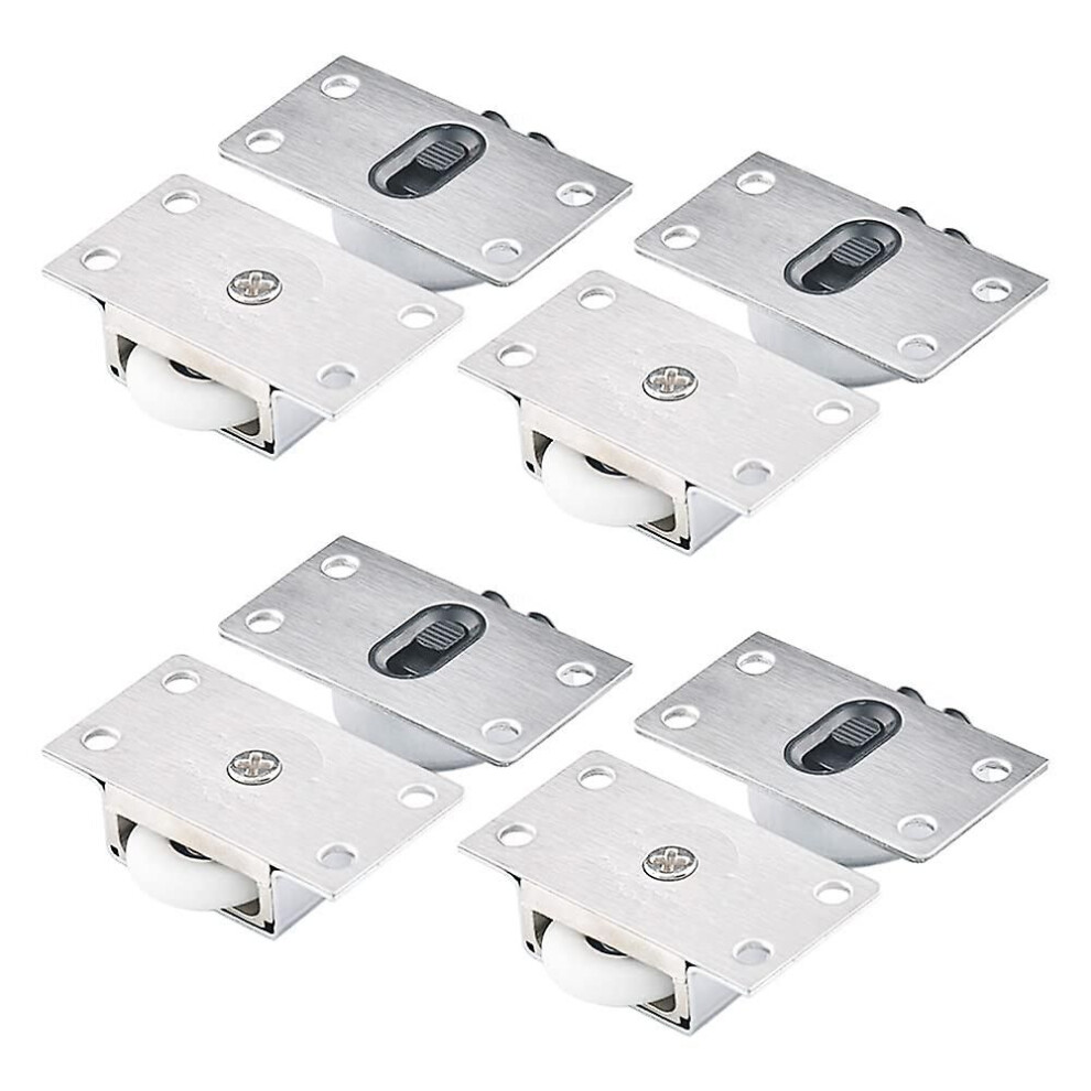 4 Pairs Wardrobe Roller Wheels Sliding Door Roller Wheels Sliding Cupboard Rollers Cabinet Roller Door Roller 3163554820825