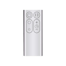 Telecomando di ricambio compatibile con ventilatore senza pale per purificatore d'aria AM11 TP00, colore argento.