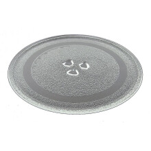 Piatto girevole per forno a microonde Daewoo, 245 mm (9,5 pollici), 3 fissaggi, lavabile in lavastoviglie.