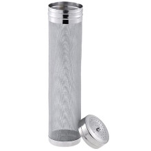 Beer Dry Hopper Filter,300 Micrometre Mesh Stainless Steel Hop Strainer Cartridge, Homebrew Hops Be