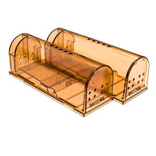 2pcs Humane Mouse Trap, Mousetrap Catcher, Catch And Release Mouse Traps That Work, Mice Trap No Kill For Mice2Pcs Orange