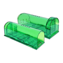 2pcs Humane Mouse Trap, Mousetrap Catcher, Catch And Release Mouse Traps That Work, Mice Trap No Kill For Mice2Pcs Green