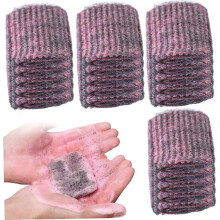 Conjunto de 20 esponjas de aço com sabão para limpeza de panelas pré-imersas. Esponjas de limpeza eficazes, resistentes a arranhões.