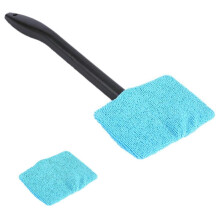 Ferramenta de limpeza de para-brisas, escova de microfibra para vidros, Wathet