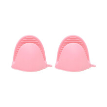 Thick Silicone Hand Clips Kitchen BBQ Gloves Oven Mittens Heat Resistant