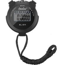 Elektronische sportstopwatch voor scheidsrechters, groot LCD-scherm, zwart, 1 stuk