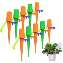Pot d'arrosage automatique à débit réglable, lot de 12, couleur aléatoire (COULEUR 2)
