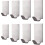 Bathroom Stainless Steel Towel Rack with 8 Coat Hooks (Silver) 1