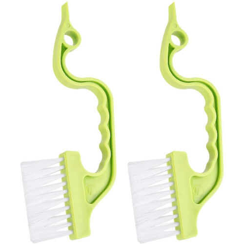 Hand-held Groove Gap Cleaning Tools, 2pcs Door Window Track Brushes