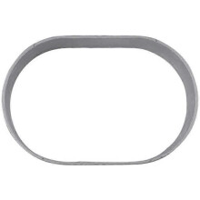 Aluminum Cheese Mold Set, Oval Cake Mold with Edge Release Paper Holder - 10 Pieces