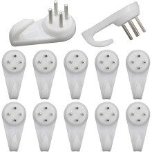 Invisible Nail Screws Wall Hooks, 100Pcs, 30x15mm
