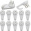 Invisible Nail Screws Wall Hooks, 100Pcs, 30x15mm 1