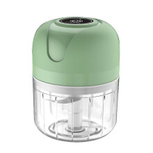 Electric Mini Garlic Chopping Machine, Mini Food Chopper - Green
