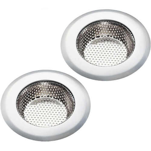 2 Pieces Stainless Steel Kitchen Sink Filter