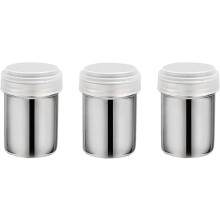 3-teiliges Staubwedel-Set mit Deckel, Gewürzglas aus Netzgewebe, Backwerkzeug