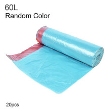 20pcs Thick Auto Drawstring Trash Garbage Bag for Kitchen Rubbish60L