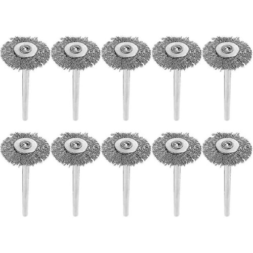 25-mm-Stahldrahtbürste, 10 Mini-Drahtbürsten