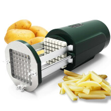Elektrischer Pommes-Frites-Schneider mit 2 Klingen, multifunktionaler Gemüseschneider