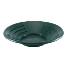 1 bacinella in plastica per la ricerca dell'oro, strumento per la prospezione fluviale e il dragaggio.