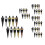 50 Pieces Metal Wine Stopper Inserts Set with Threaded Post for Wood 1