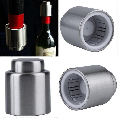 Bouchon de champagne, acier inoxydable mat, bouchon de bouteille 1