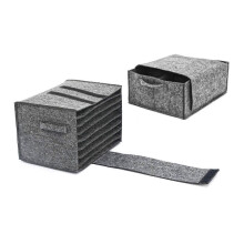 Set of 2 Felt Plate Holders for Camping