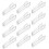 12PCS Serving Tongs Spoon Fork for Charcuterie AppetizersTransparent 1