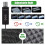 80 Cells Seed Starter Tray Kit, Humidity Dome Plant Seedling Starter KitABlack 2