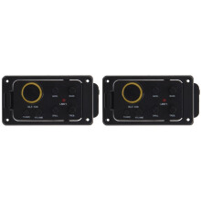 2X KLT-10B 4 Band EQ Equalizer Preamp Guitar Pickup with Tuner Hard Bridge Piezo Pickup for 36 and 38 with Endpin Cover