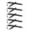 5Pcs Adjustable Horse Stall Bucket Strap Nylon Bucket-Black 1
