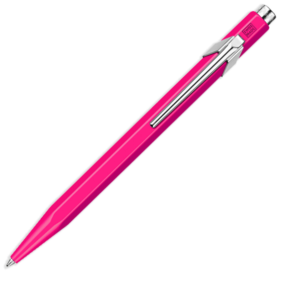 Caran D'ache 849 Ballpoint Pen Ink Fluorescent Black/Pink