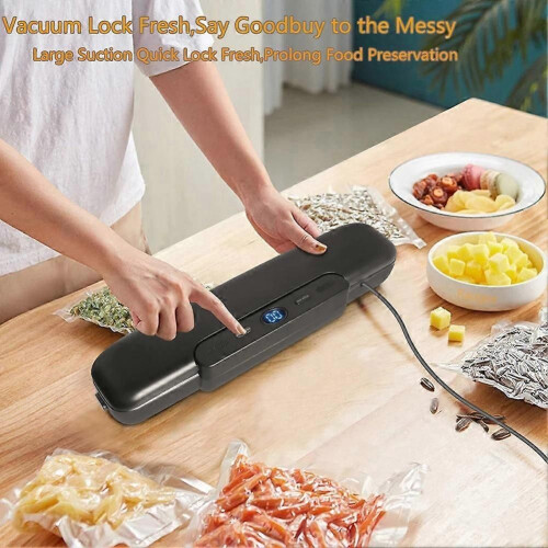 Machine de mise sous vide automatique avec 50 sacs blancs 2