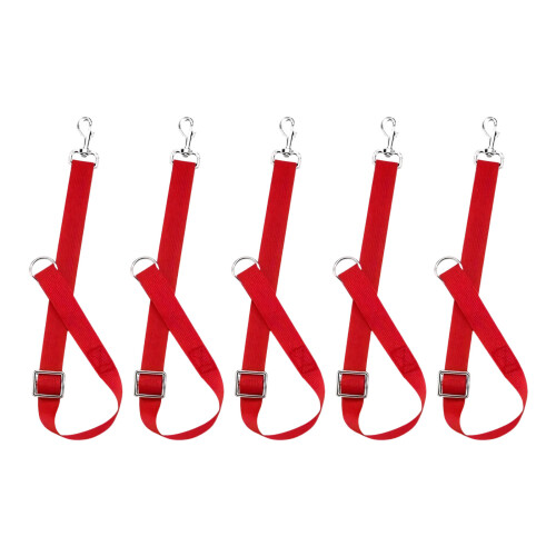 5Pcs Horse Bucket Straps Replacement Practical Nylon-Red